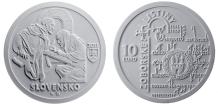 images/productimages/small/Slowakije 10 euro 2011 900 jaar Zobor documenten.jpg